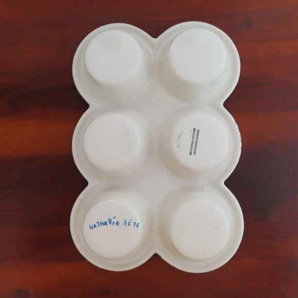 Anthropologie Nathalie Lete Collaboration Muffin 6 Cups Stoneware - Picture 5 of 9